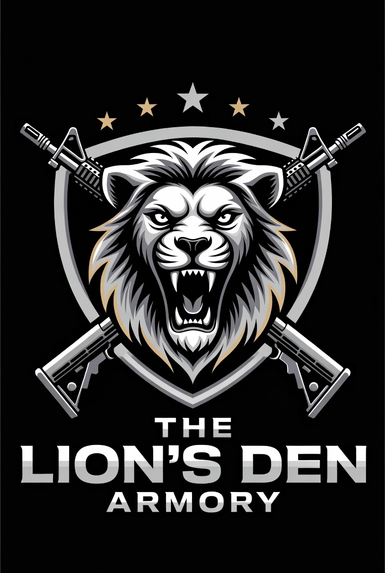 The Lion's Den Armory Logo